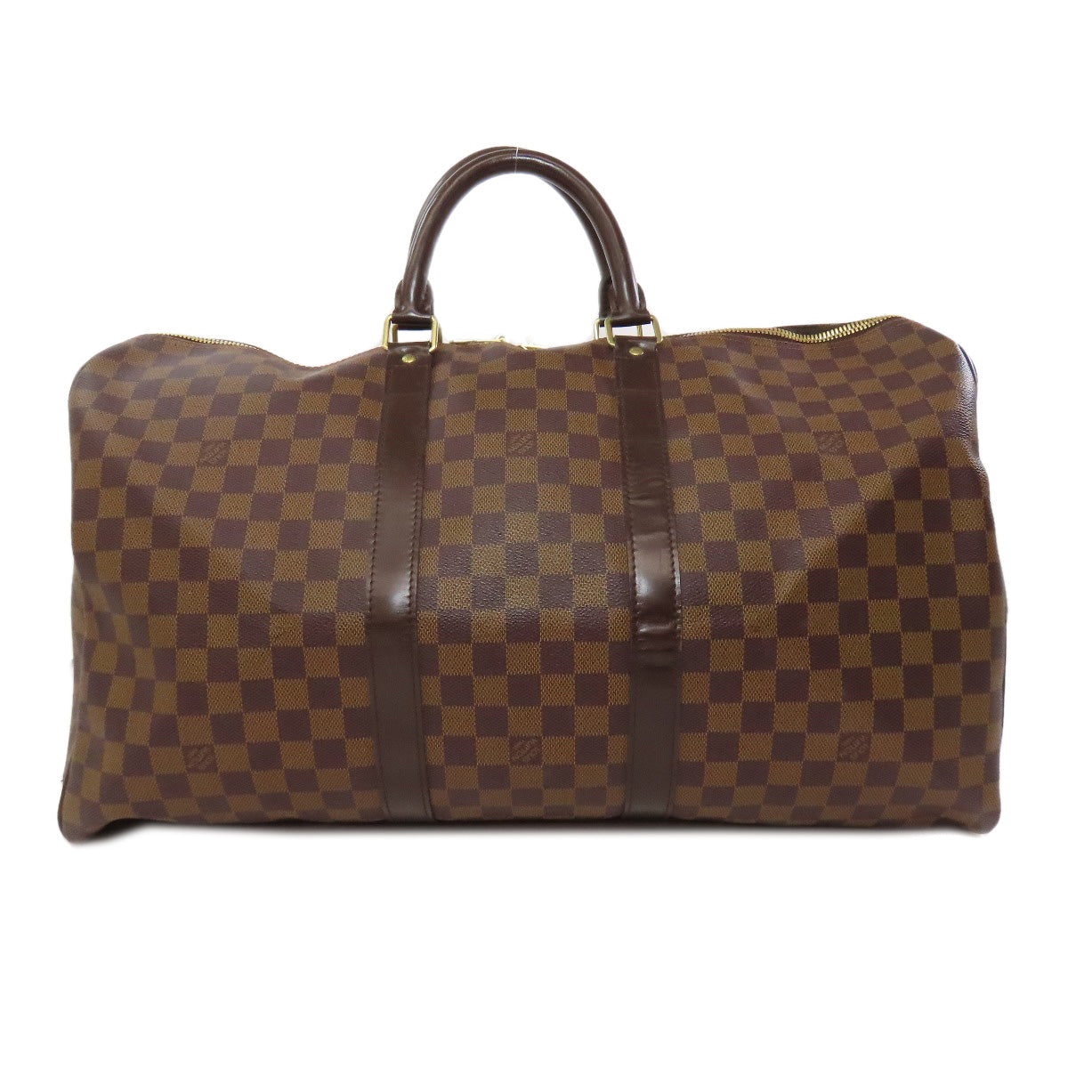 LOUIS VUITTON Boston Duffel bag N41427 Damier canvas Brown Keepall 50 Women