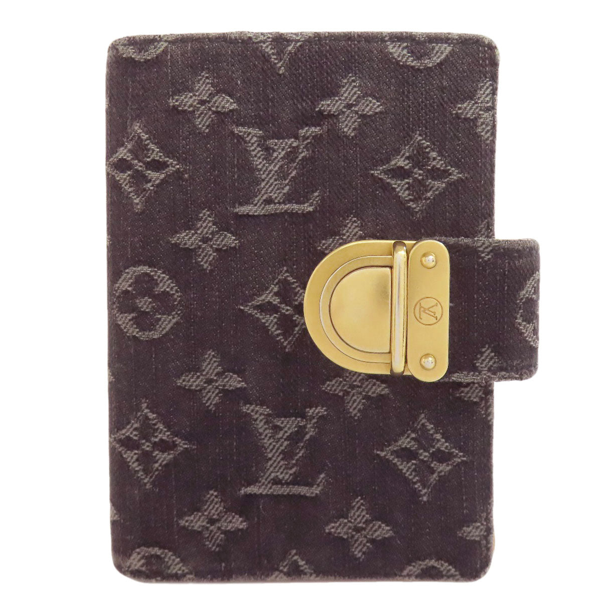 LOUIS VUITTON Notebook cover R21038 denim black Agenda PM