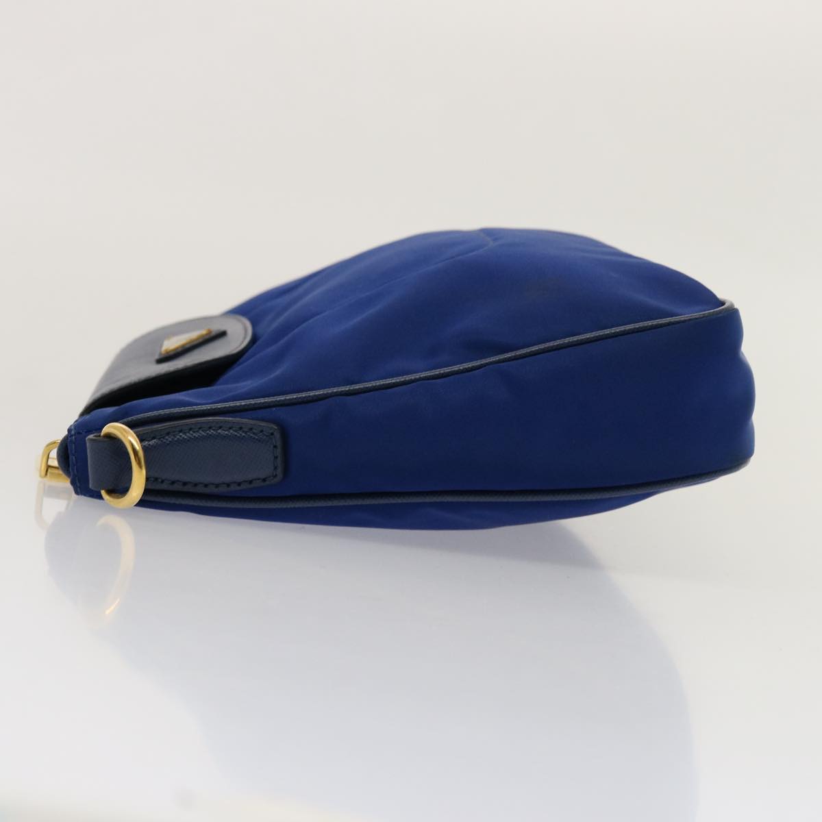 PRADA Shoulder Bag Nylon Blue Auth 75359