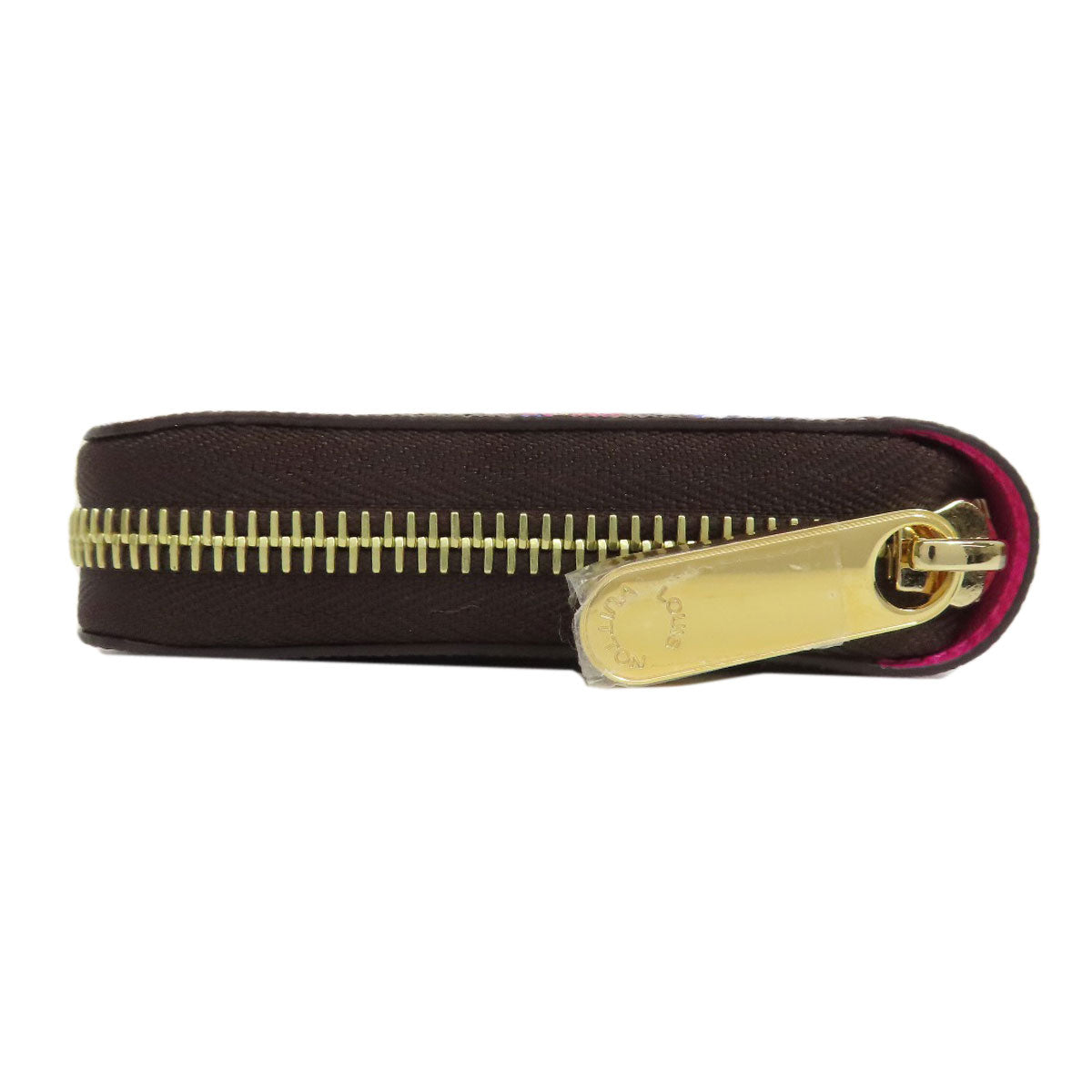 LOUIS VUITTON Long Wallet Purse M14162 Monogram canvas Brown Takashi Murakami collaboration zippy wallet Women