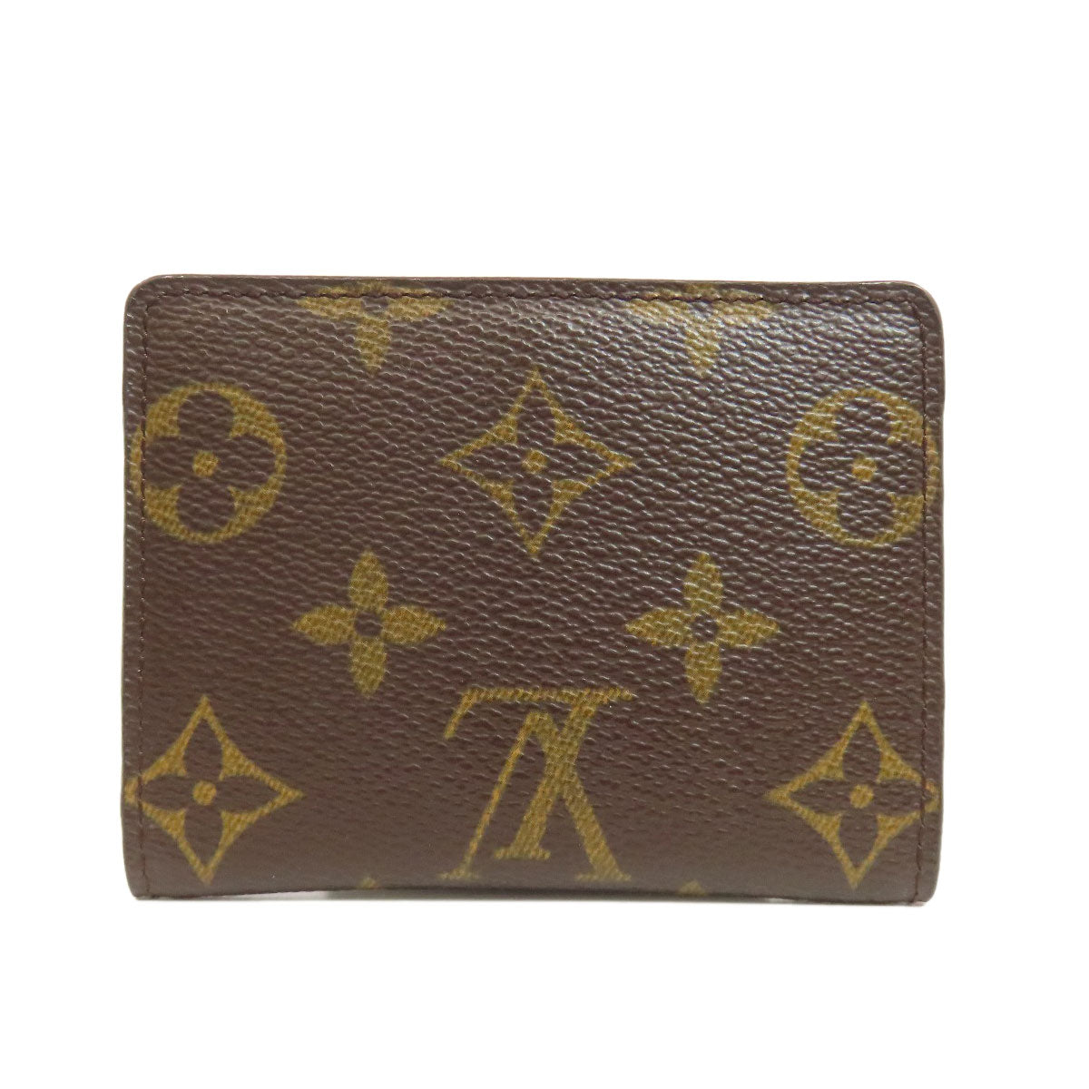 LOUIS VUITTON Coin case M61927 Monogram canvas Brown Ludlow Women