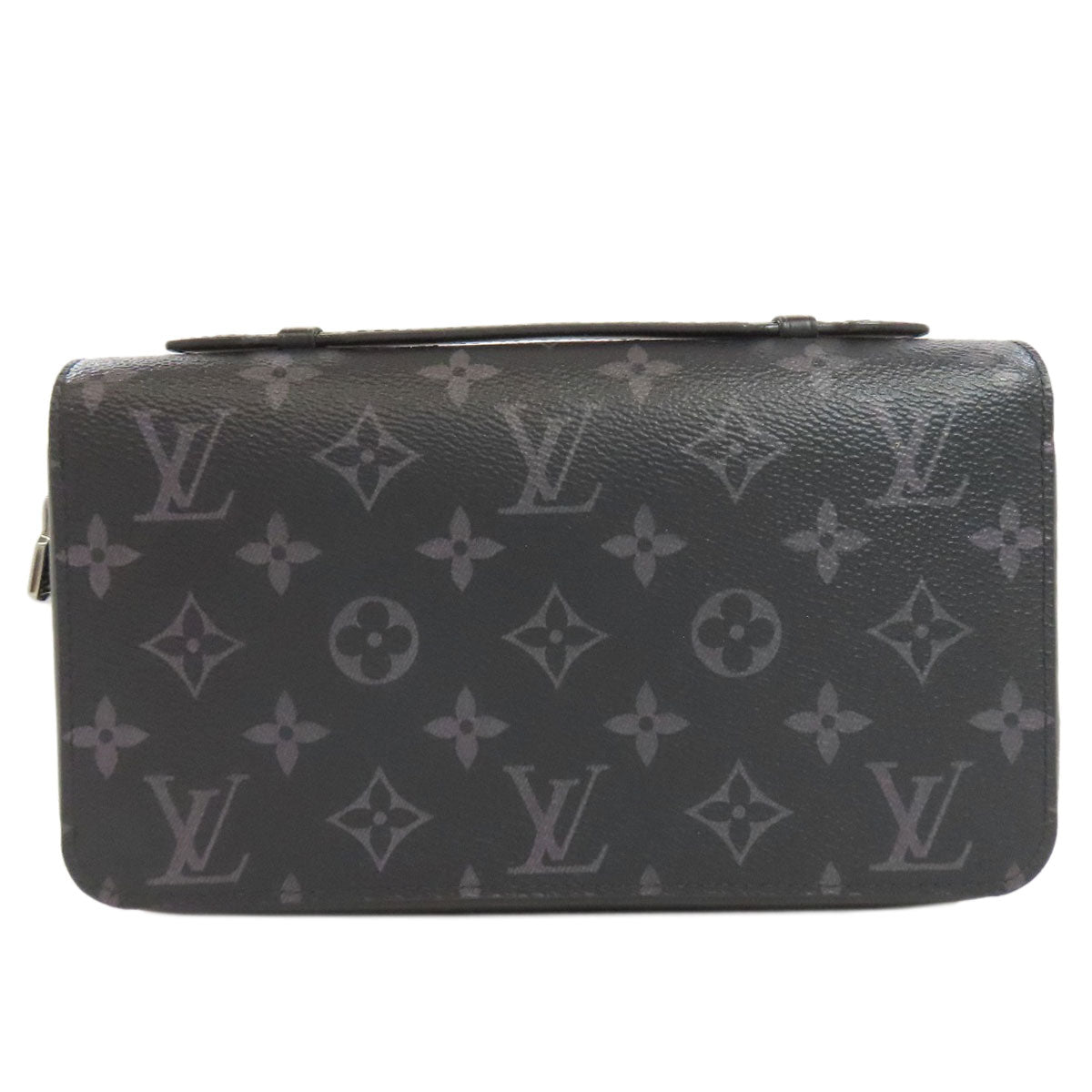 LOUIS VUITTON business bag M61698 Monogram Eclipse gray Zippy XL mens
