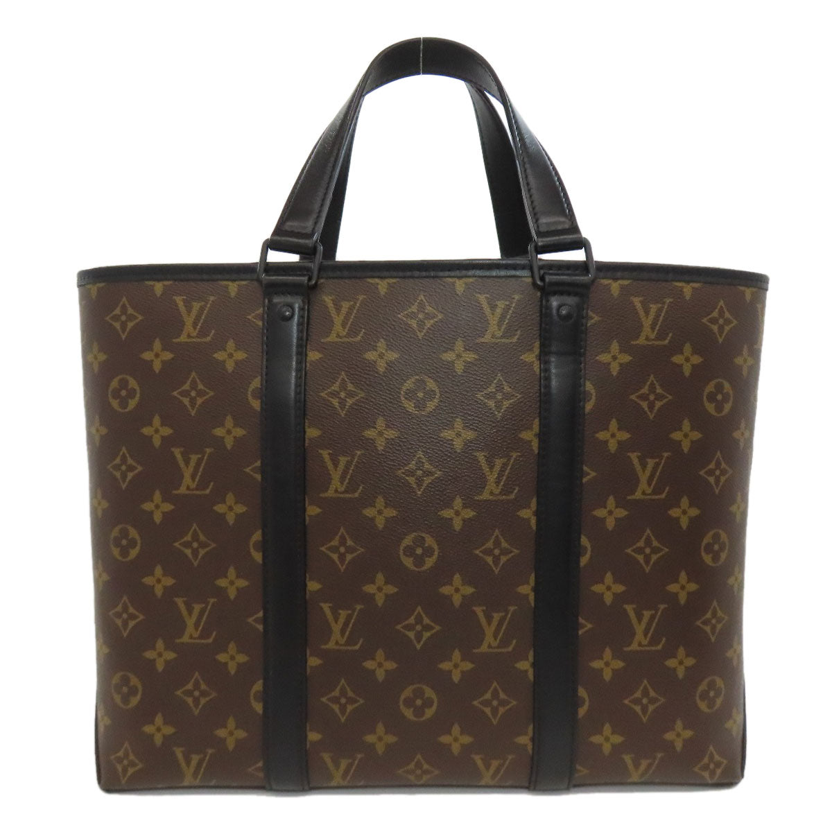 LOUIS VUITTON Tote Bag M45734 Monogram macacer Brown Weekend PM Women