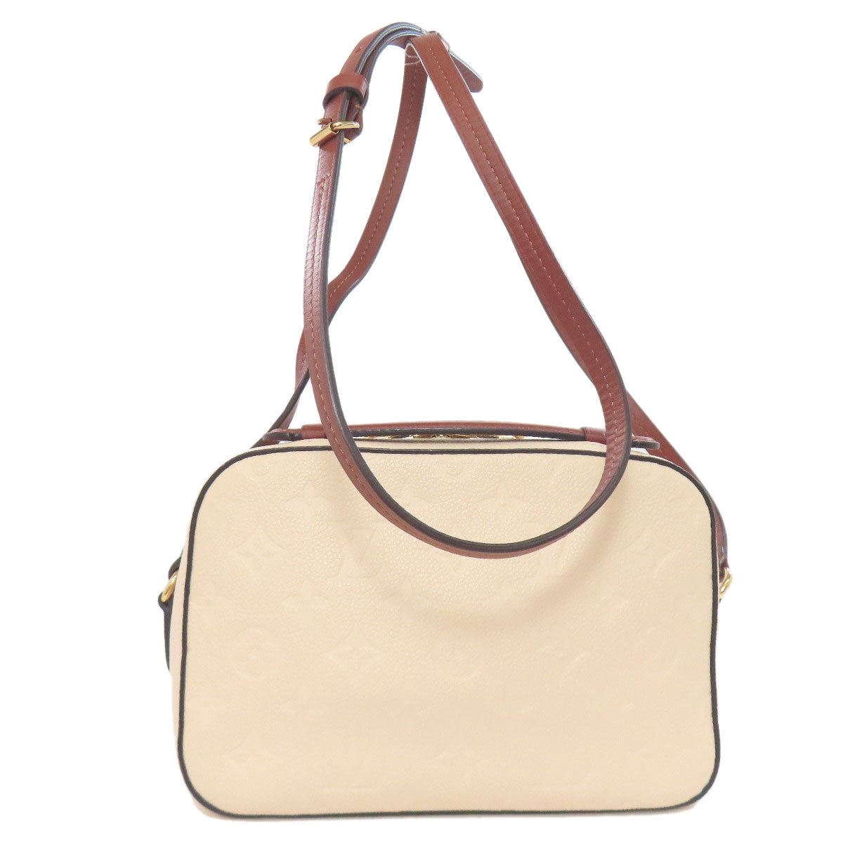 LOUIS VUITTON Shoulder Bag M44597 Ann Platt beige Saintonge USA Women