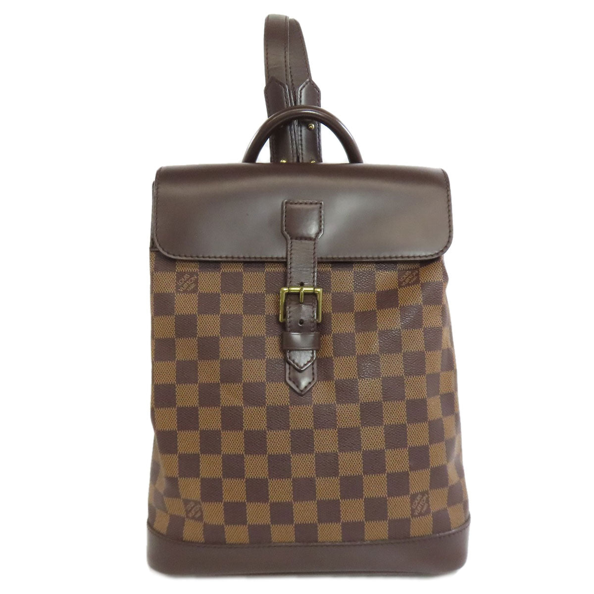 LOUIS VUITTON Backpack N51132 Damier canvas Brown Soho