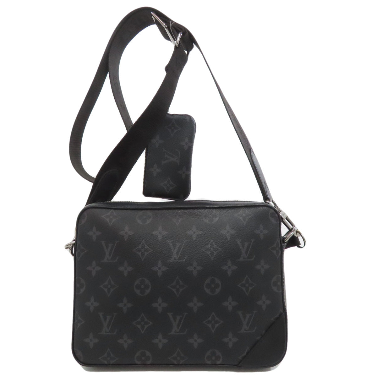 LOUIS VUITTON Shoulder Bag M69443 Monogram Eclipse black Trio Messenger Women