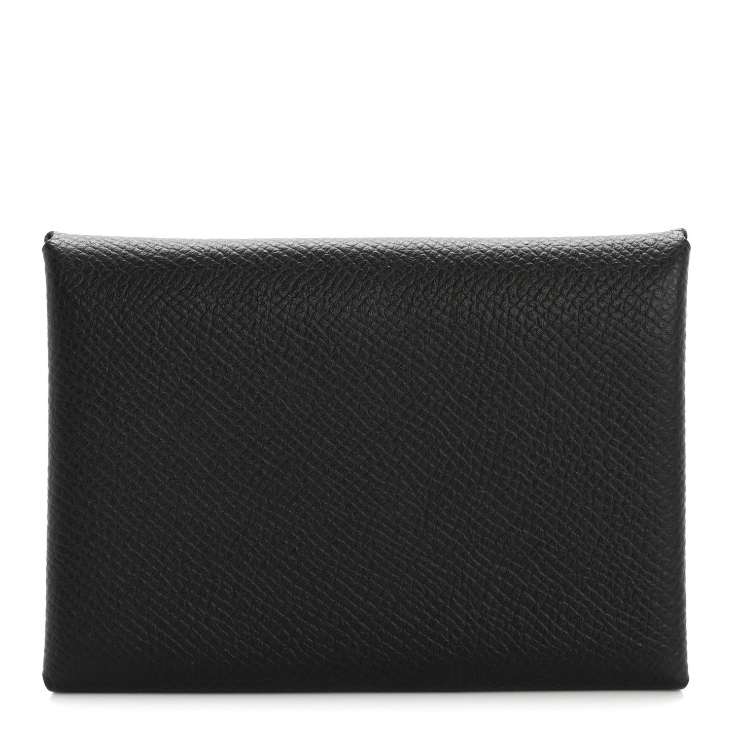 Hermes Epsom Calvi Duo Card Case Black