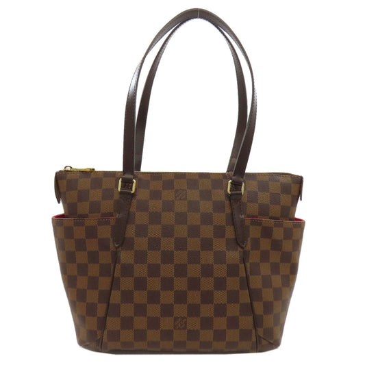 LOUIS VUITTON Tote Bag N41282 Damier canvas Brown Totally PM Women