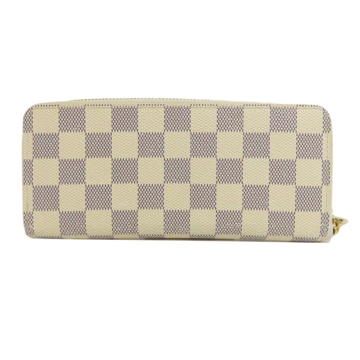 LOUIS VUITTON Long Wallet Purse N61210 Damier canvas white Portefeuille Clemence Women
