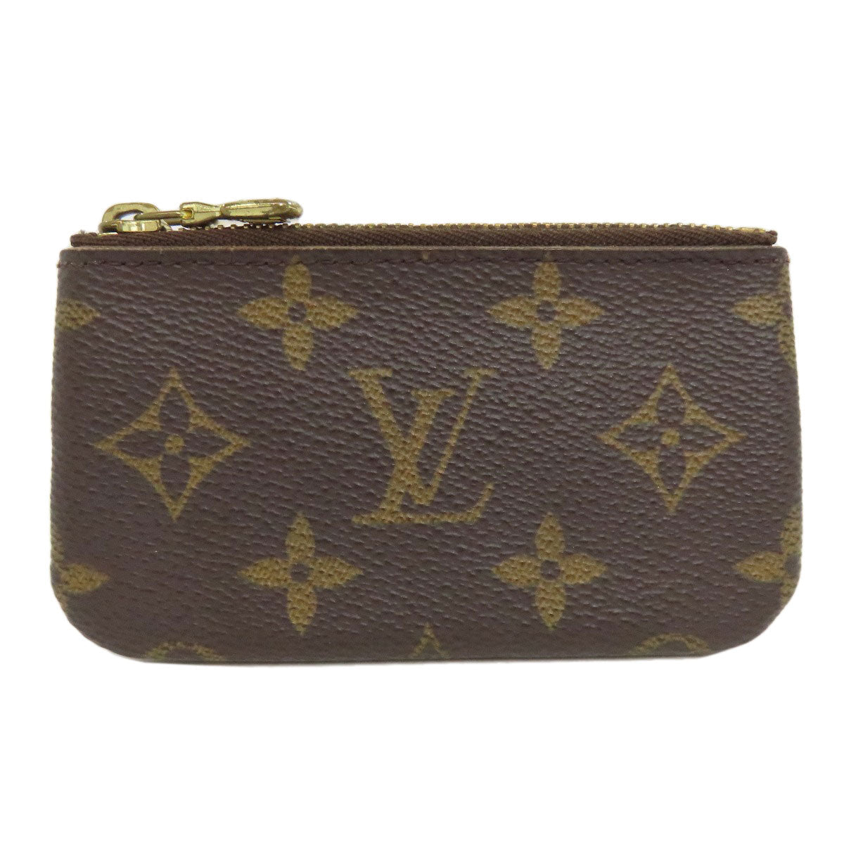 LOUIS VUITTON Coin case M62650 Monogram canvas Brown Pochette Kle Women