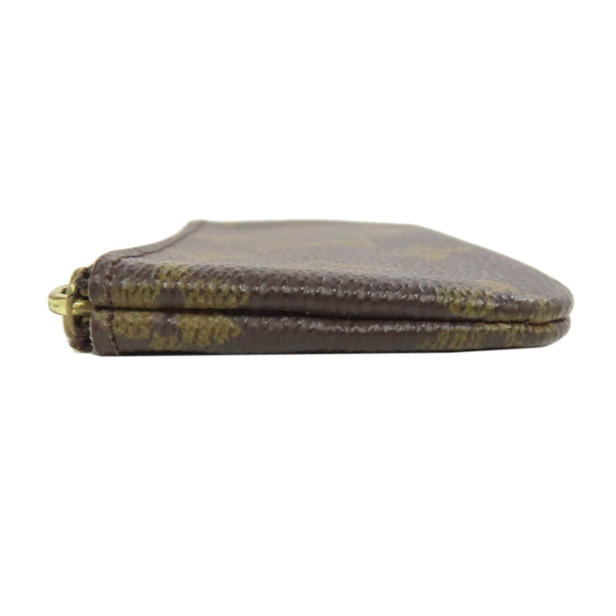 LOUIS VUITTON Coin case M62650 Monogram canvas Brown Pochette Kle Women