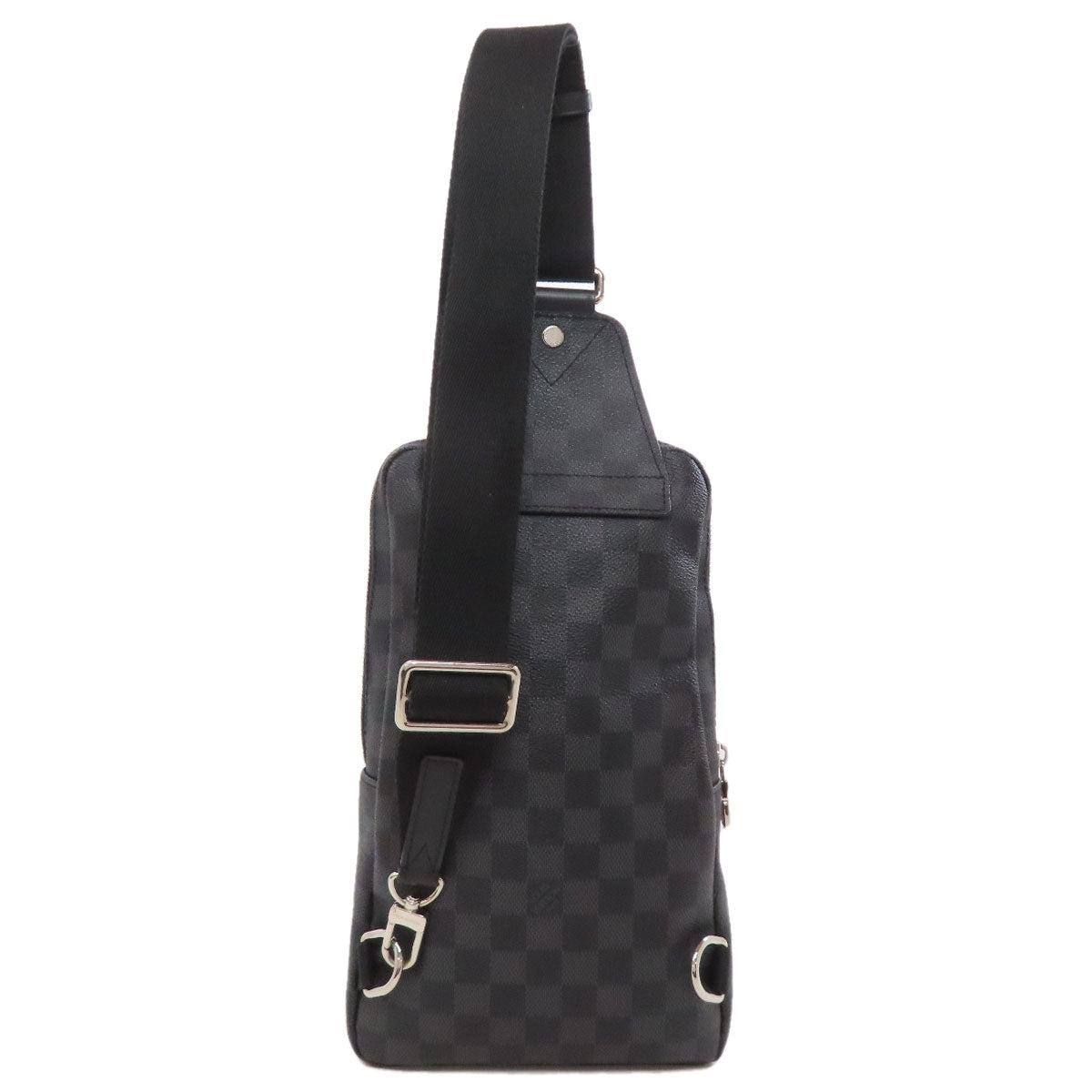 LOUIS VUITTON Sling bag N41719 Damier canvas black Avenue Sling mens