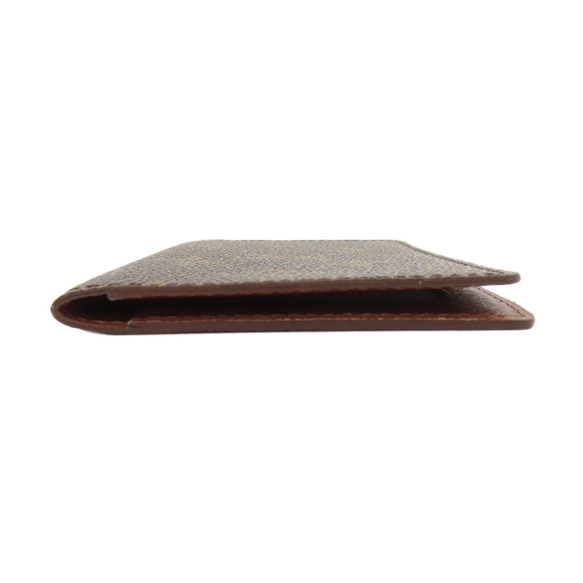 LOUIS VUITTON Card Case M60533 Monogram canvas Brown Porto 2 Cult Vertical Women