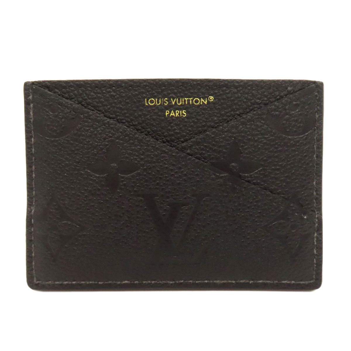 LOUIS VUITTON Card Case M13695 Ann Platt black Porte Cartes - Crisscross Women