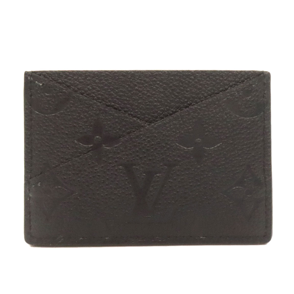 LOUIS VUITTON Card Case M13695 Ann Platt black Porte Cartes - Crisscross Women
