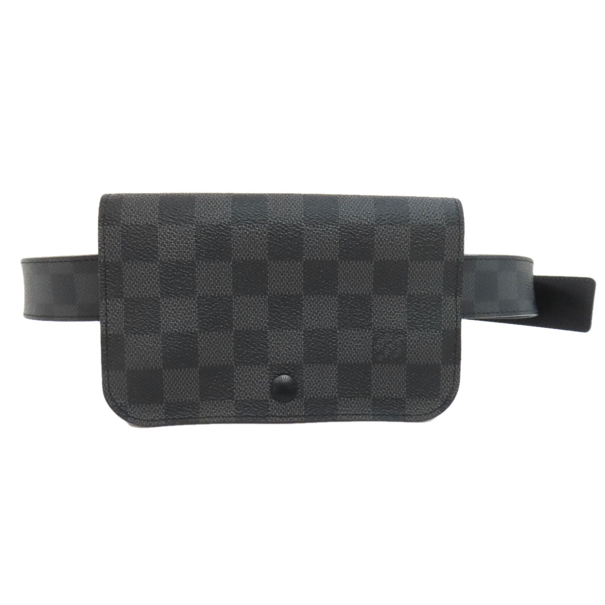 LOUIS VUITTON Sling bag M6837T Damier canvas black sun tulle Pochette homme Women