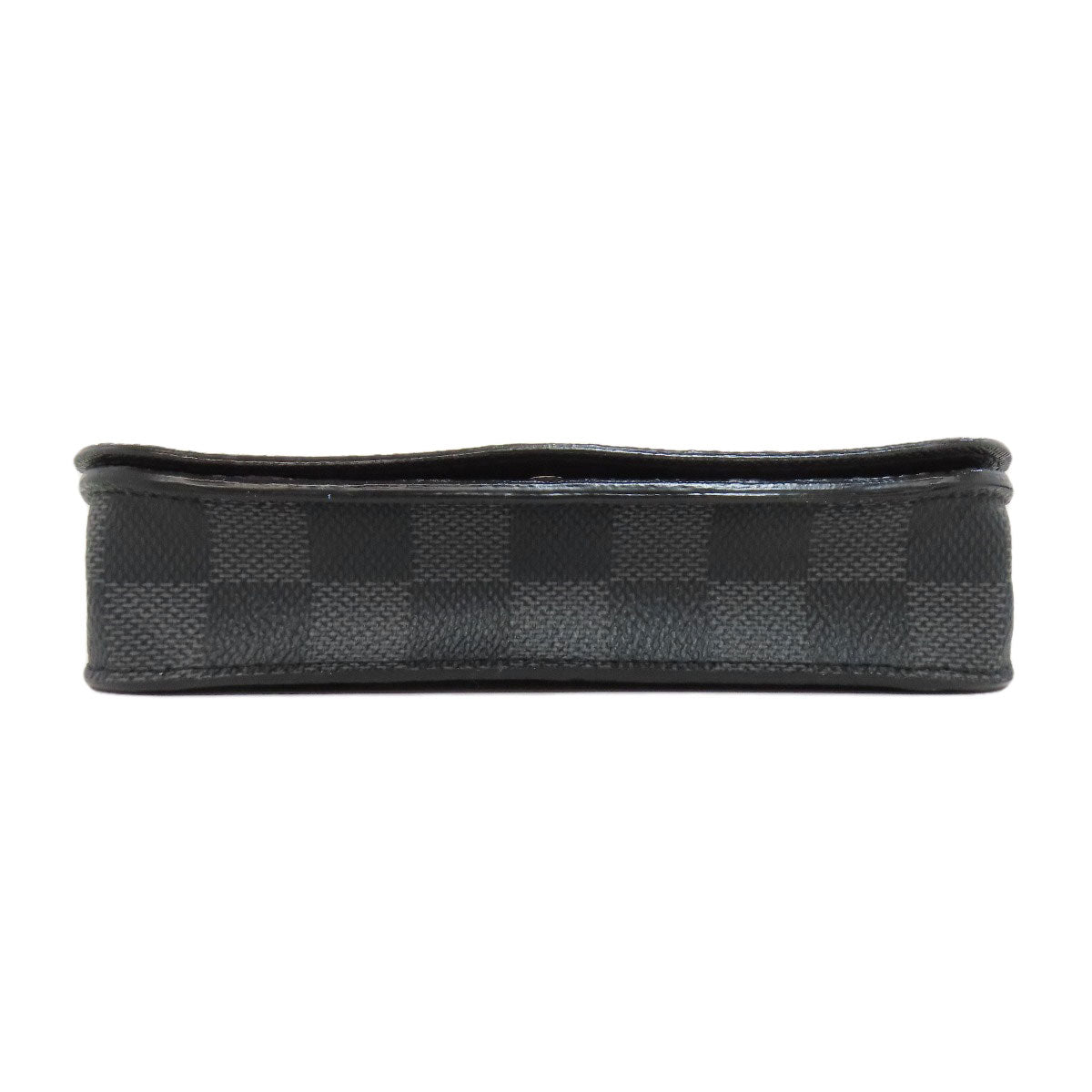 LOUIS VUITTON Sling bag M6837T Damier canvas black sun tulle Pochette homme Women