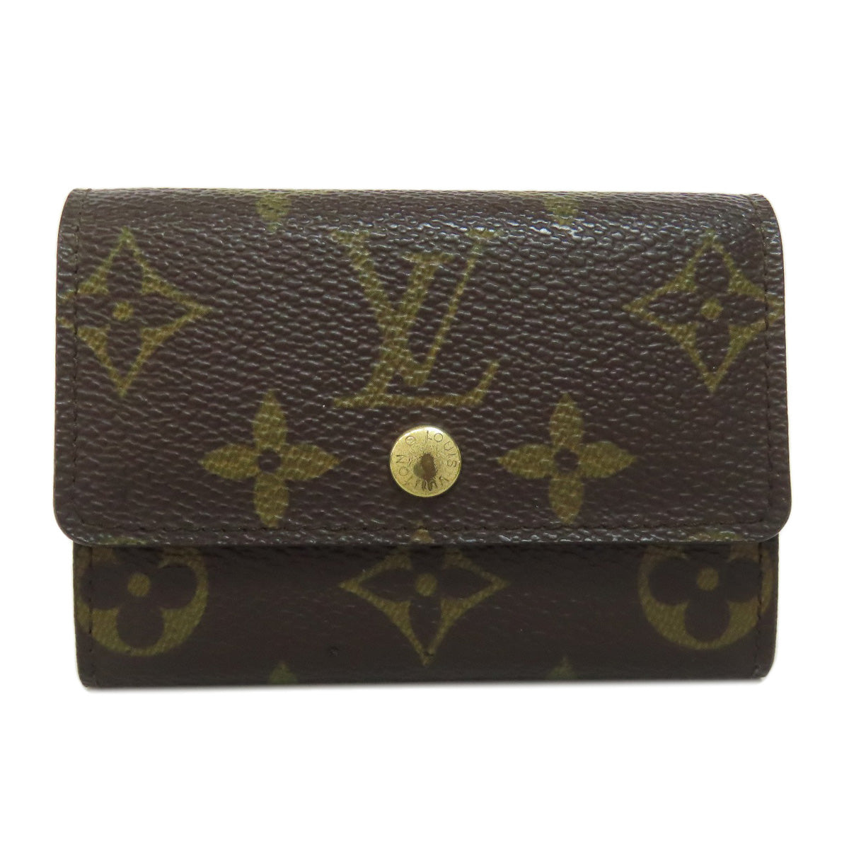 LOUIS VUITTON Coin case M61930 Monogram canvas Brown Portonet Plat Women(Unisex)