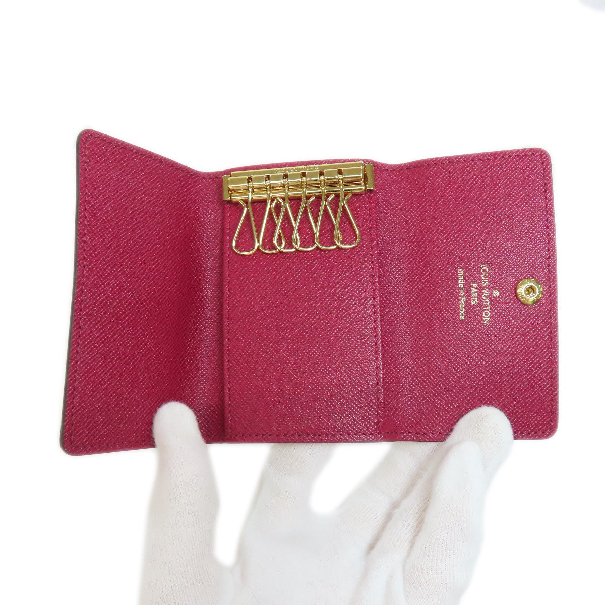 LOUIS VUITTON Key case Key holder  M60701 Monogram canvas Brown Multicles6 Women