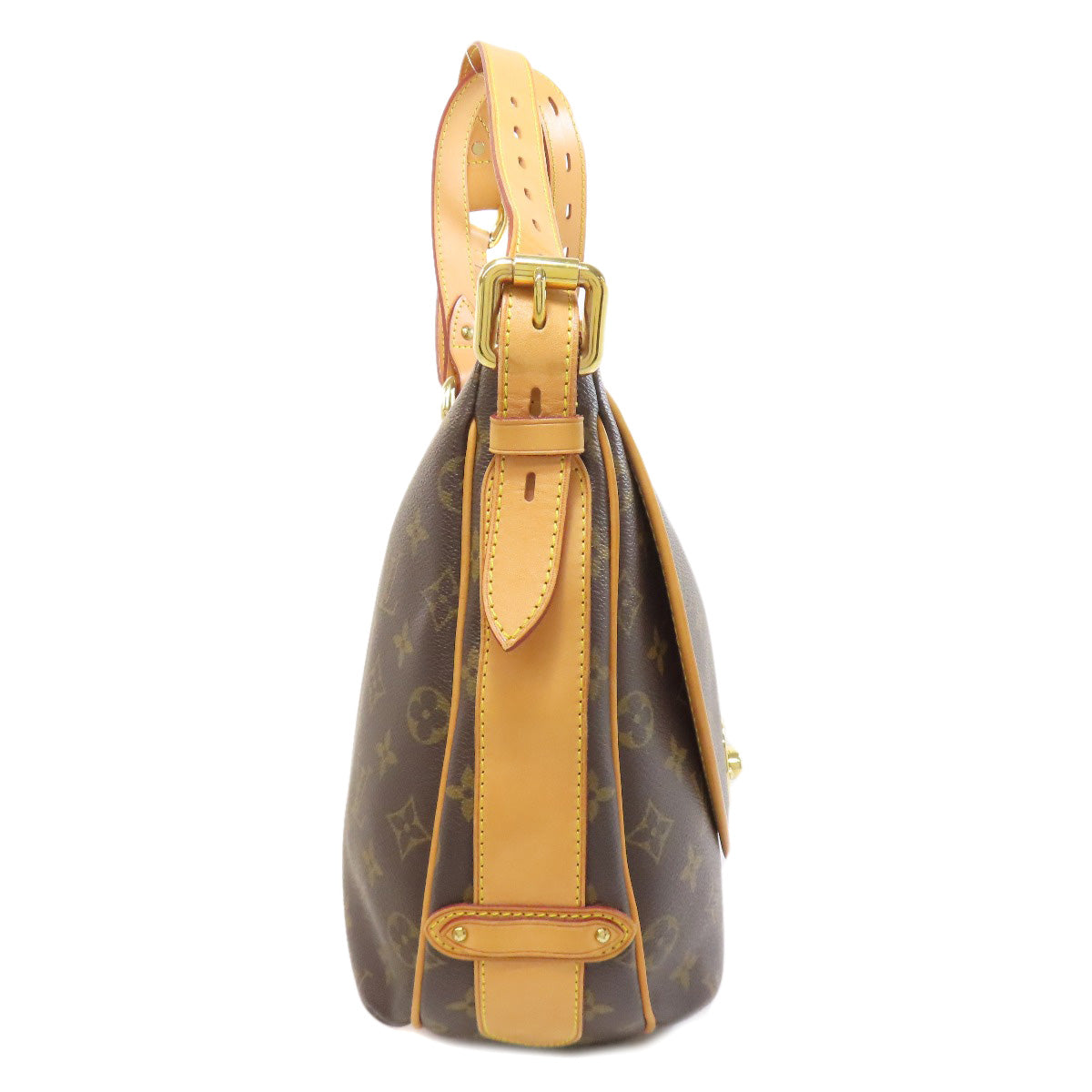 LOUIS VUITTON Shoulder Bag M40075 Monogram canvas Brown Tulum GM