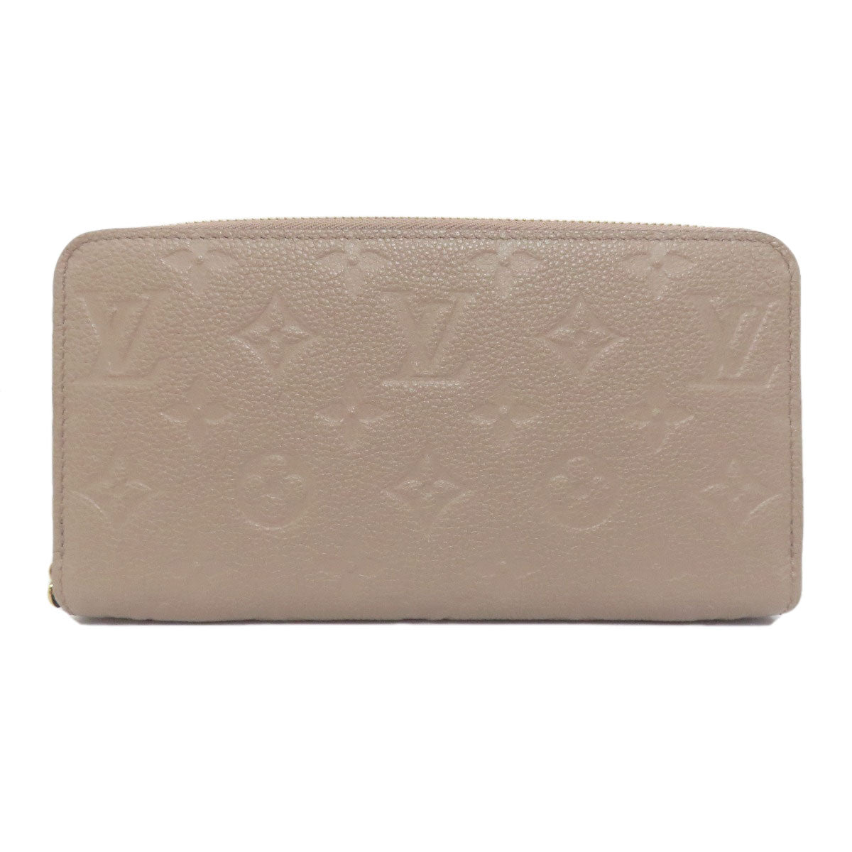 LOUIS VUITTON Long Wallet Purse M69034 Ann Platt beige Zippy wallet Women