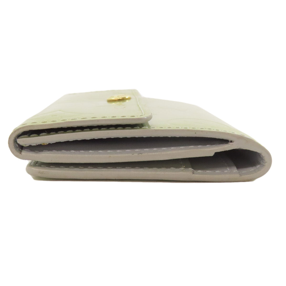 LOUIS VUITTON Coin case M91161 Vernis white Ludlow Women