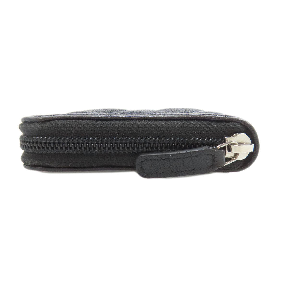 CHANEL Long Wallet Purse Calfskin black Boy chanel Women
