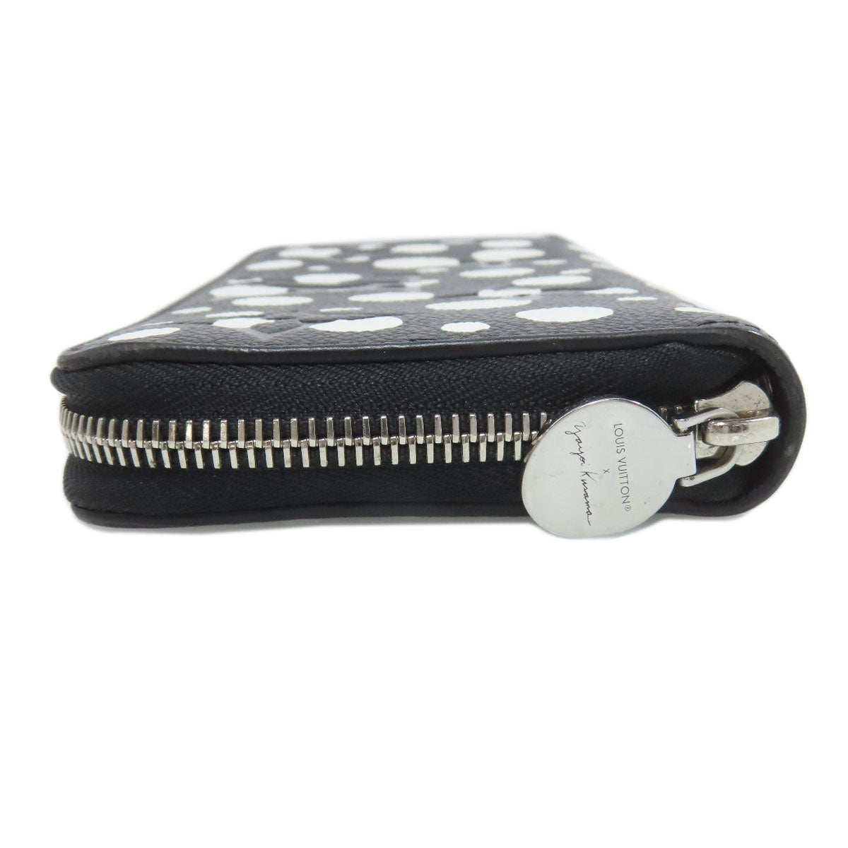 LOUIS VUITTON Long Wallet Purse M81906 Ann Platt black Zippy Wallet LVxYK Women