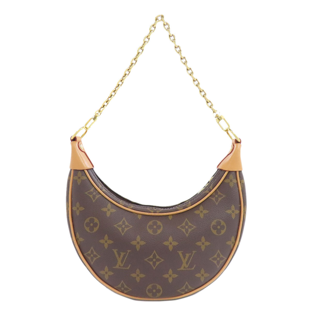 LOUIS VUITTON Handbag M81098 Monogram canvas Brown loop Women