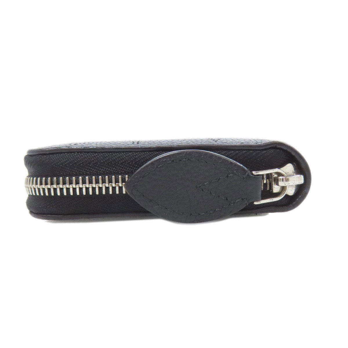LOUIS VUITTON Long Wallet Purse M61867 Mahina leather black Zippy wallet Women
