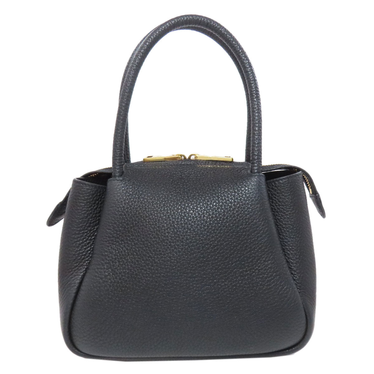 PRADA Handbag leather black 2WAY Women