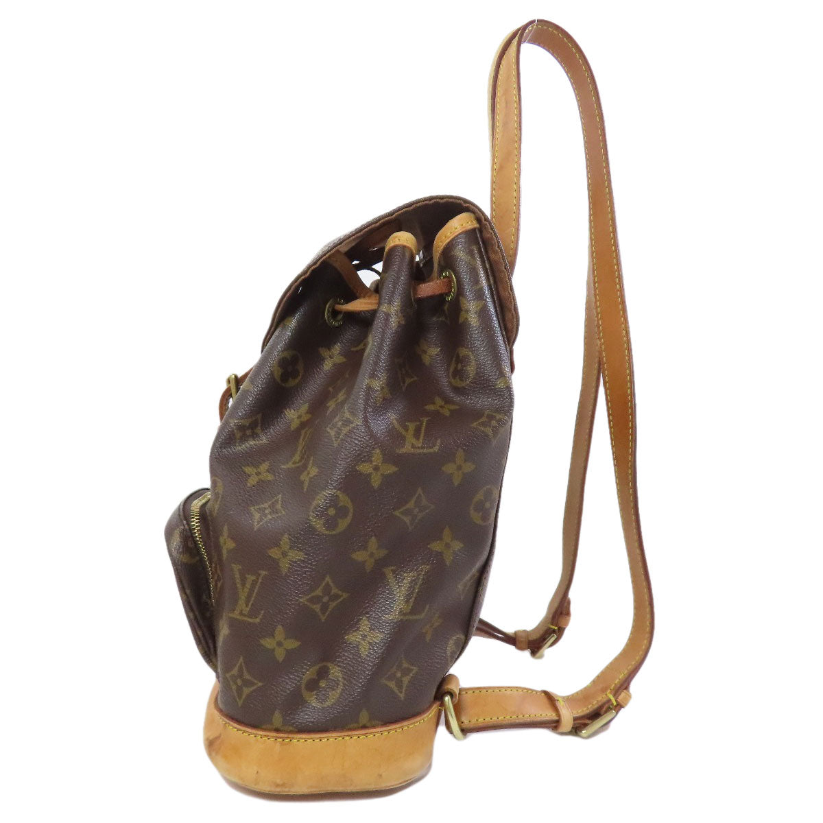 LOUIS VUITTON Backpack M51136 Monogram canvas Brown MontsourisMM Women