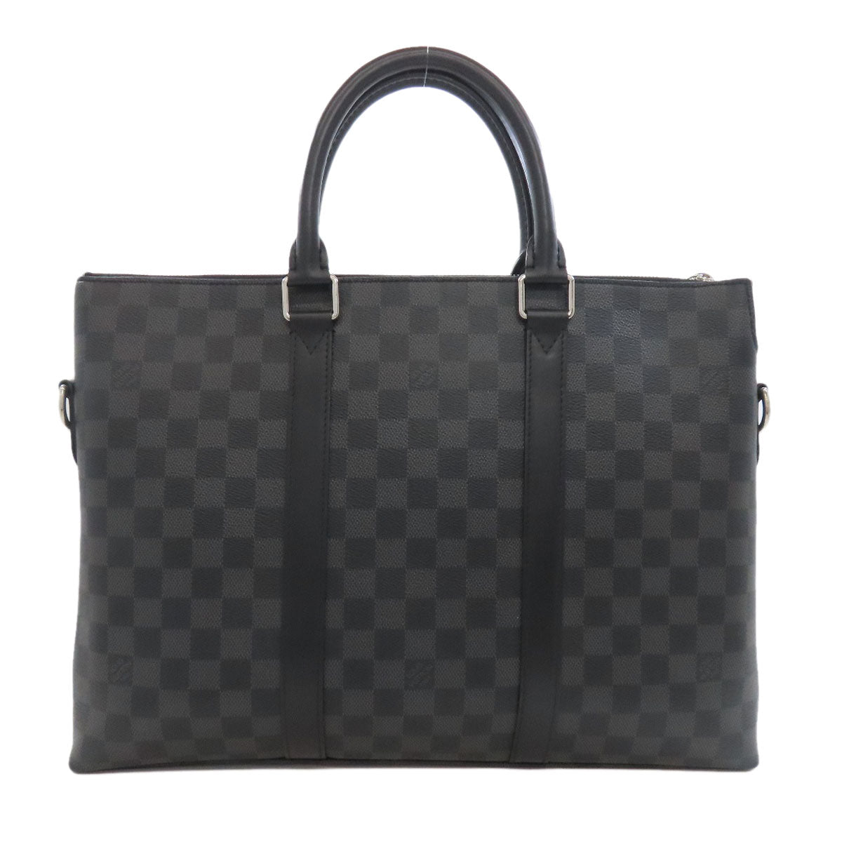 LOUIS VUITTON Business bag N40024 Damier canvas gray Anton Briefcase mens