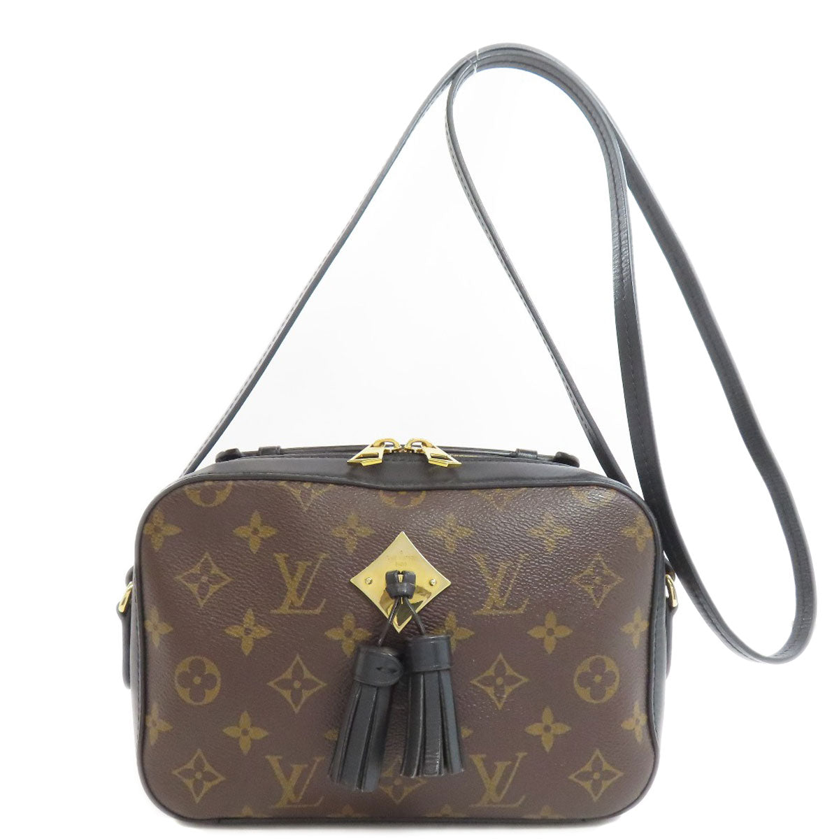 LOUIS VUITTON Shoulder Bag M43555 Monogram canvas Brown Saintonge