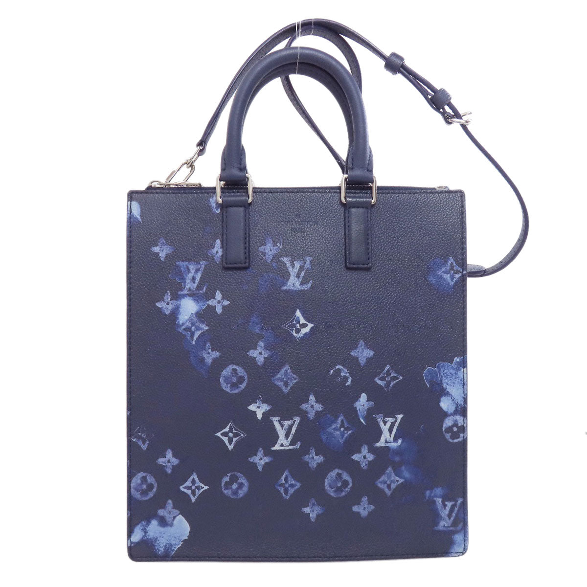 LOUIS VUITTON Handbag M57843 Monogram canvas blue Sac Plat Messenger Bag Monogram Watercolor