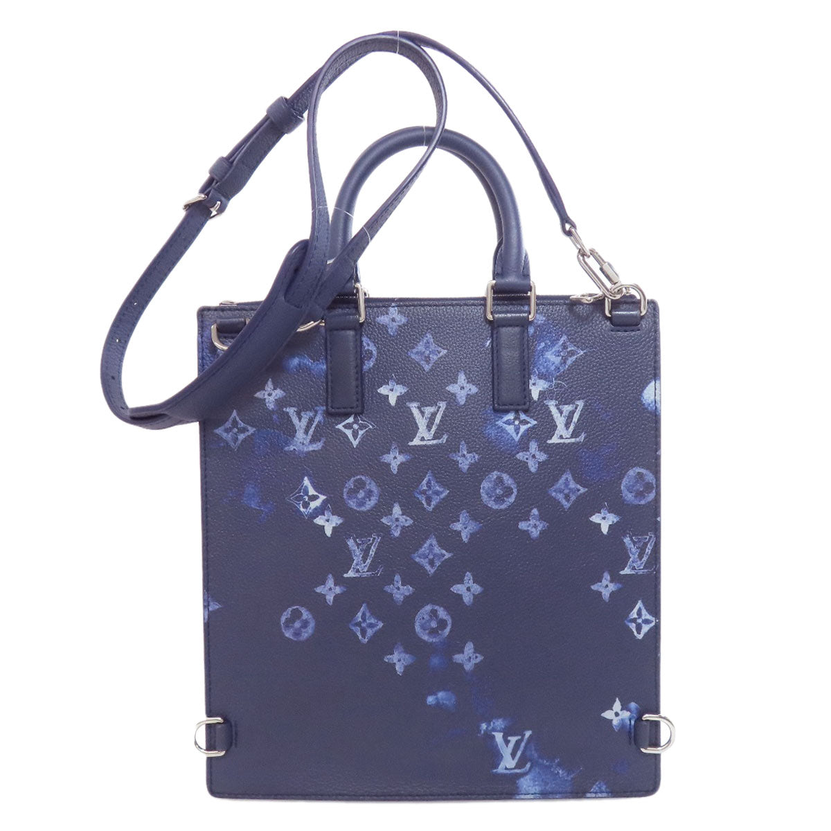 LOUIS VUITTON Handbag M57843 Monogram canvas blue Sac Plat Messenger Bag Monogram Watercolor