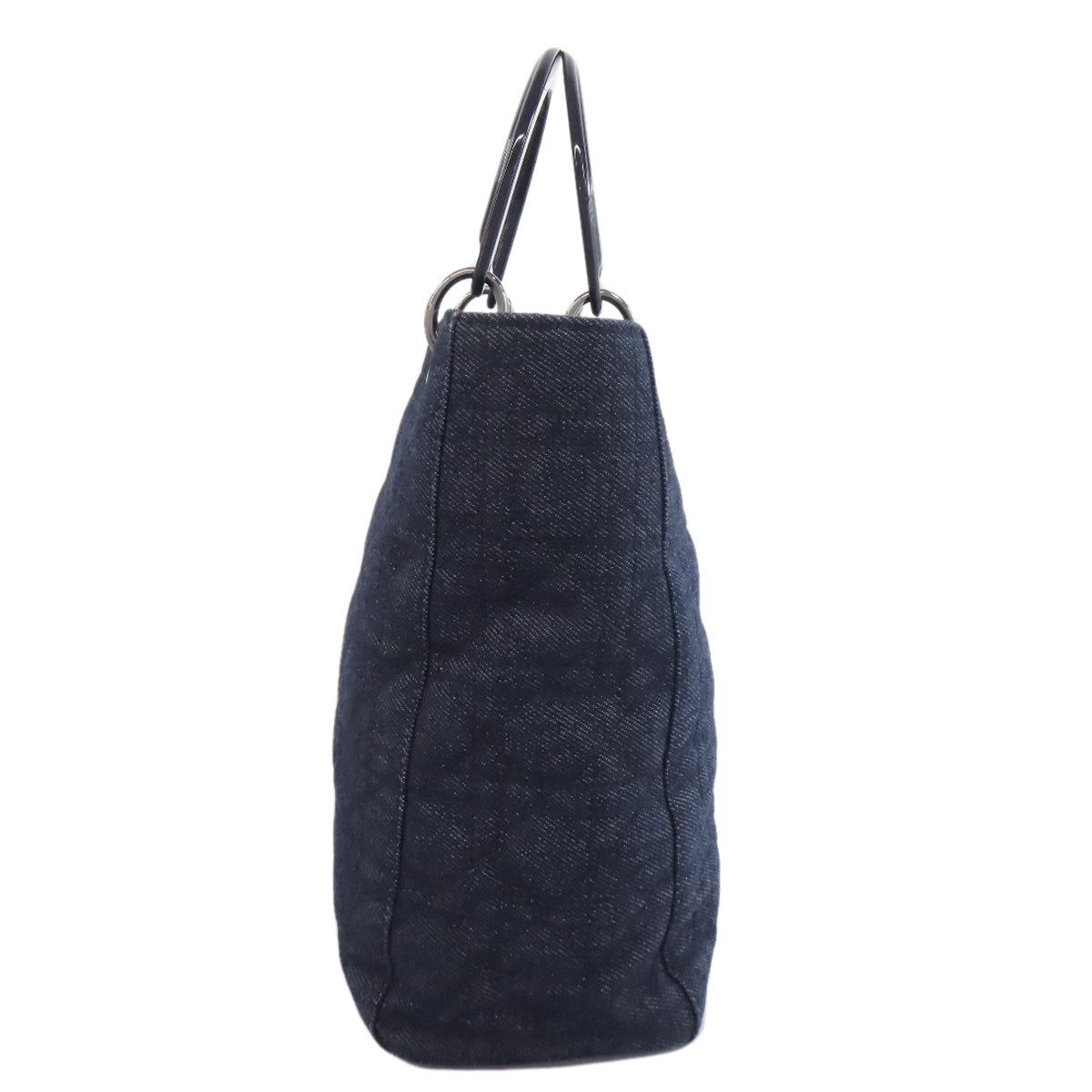 Christian Dior Handbag denim Navy Lady Dior Cannage Tote 2WAY