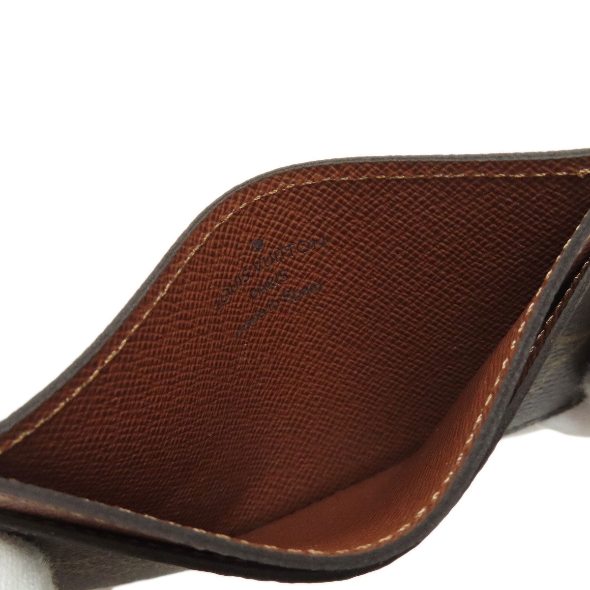 LOUIS VUITTON Card Case M61733 Monogram canvas Brown Porte Cartes・Simple