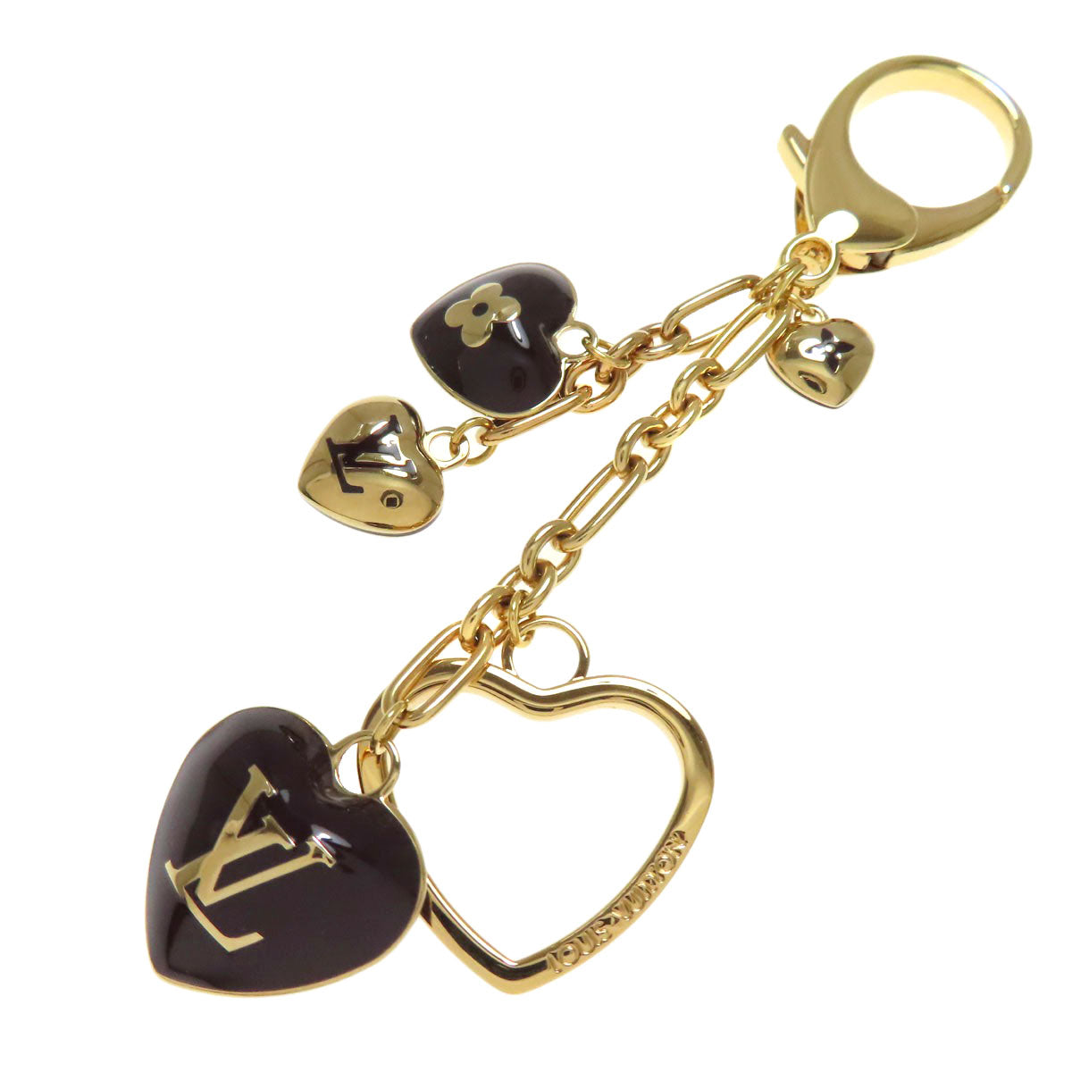 LOUIS VUITTON Pierce M65757 Gold Plated gold Bijoux Sac Cool Heart