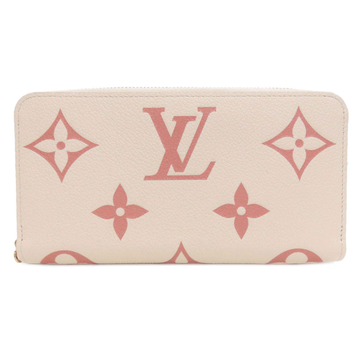 LOUIS VUITTON Long Wallet Purse M81914 Ann Platt beige Zippy wallet