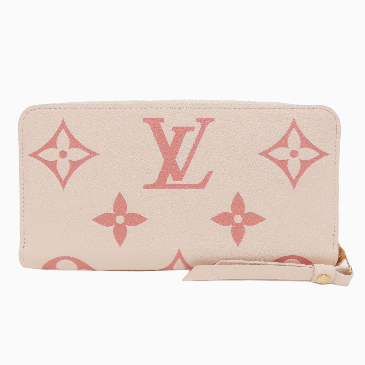 LOUIS VUITTON Long Wallet Purse M81914 Ann Platt beige Zippy wallet