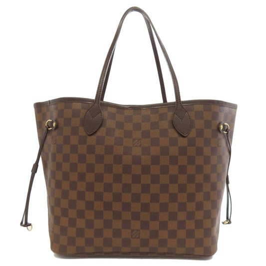 LOUIS VUITTON Tote Bag N51105 Damier canvas Brown Neverfull MM