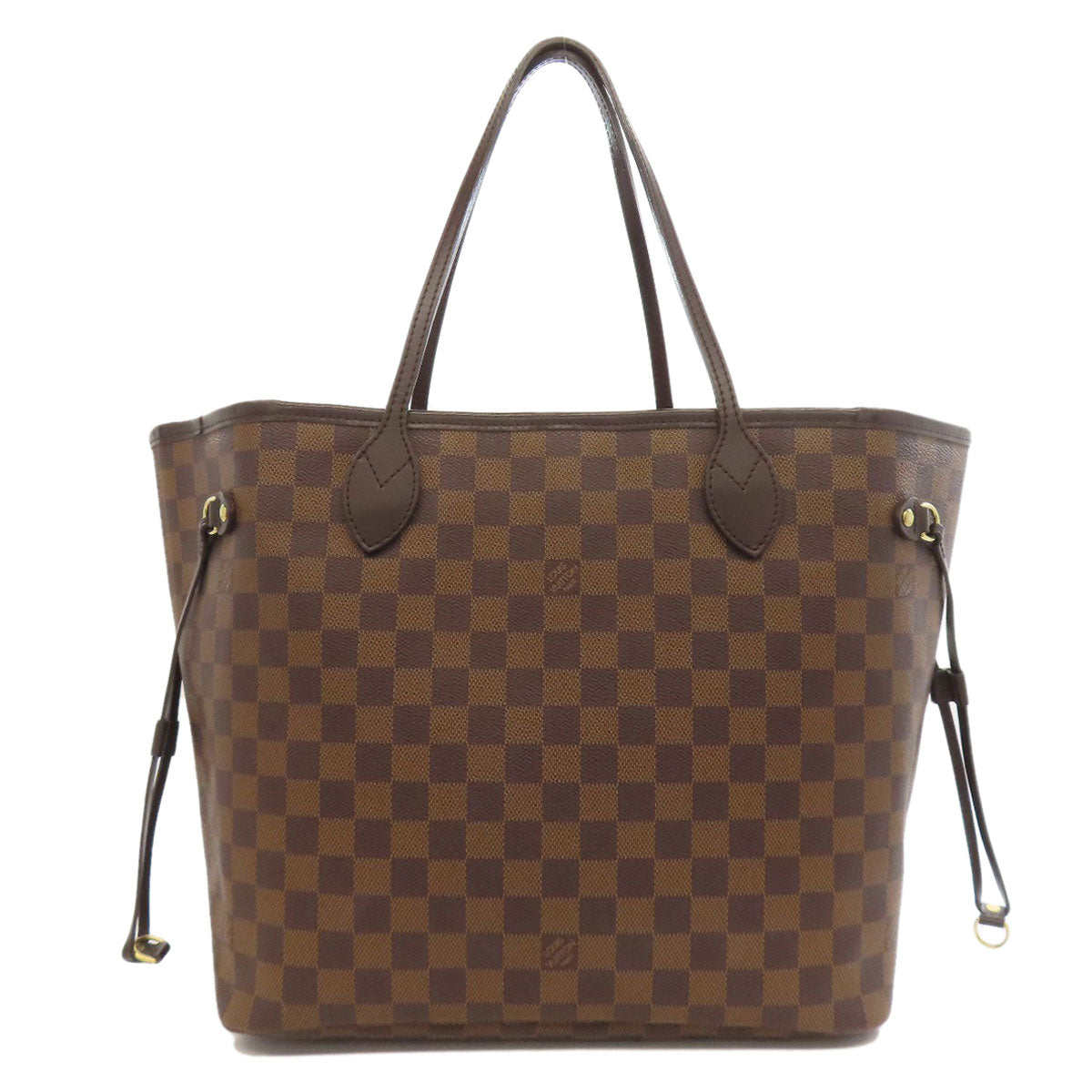 LOUIS VUITTON Tote Bag N51105 Damier canvas Brown Neverfull MM