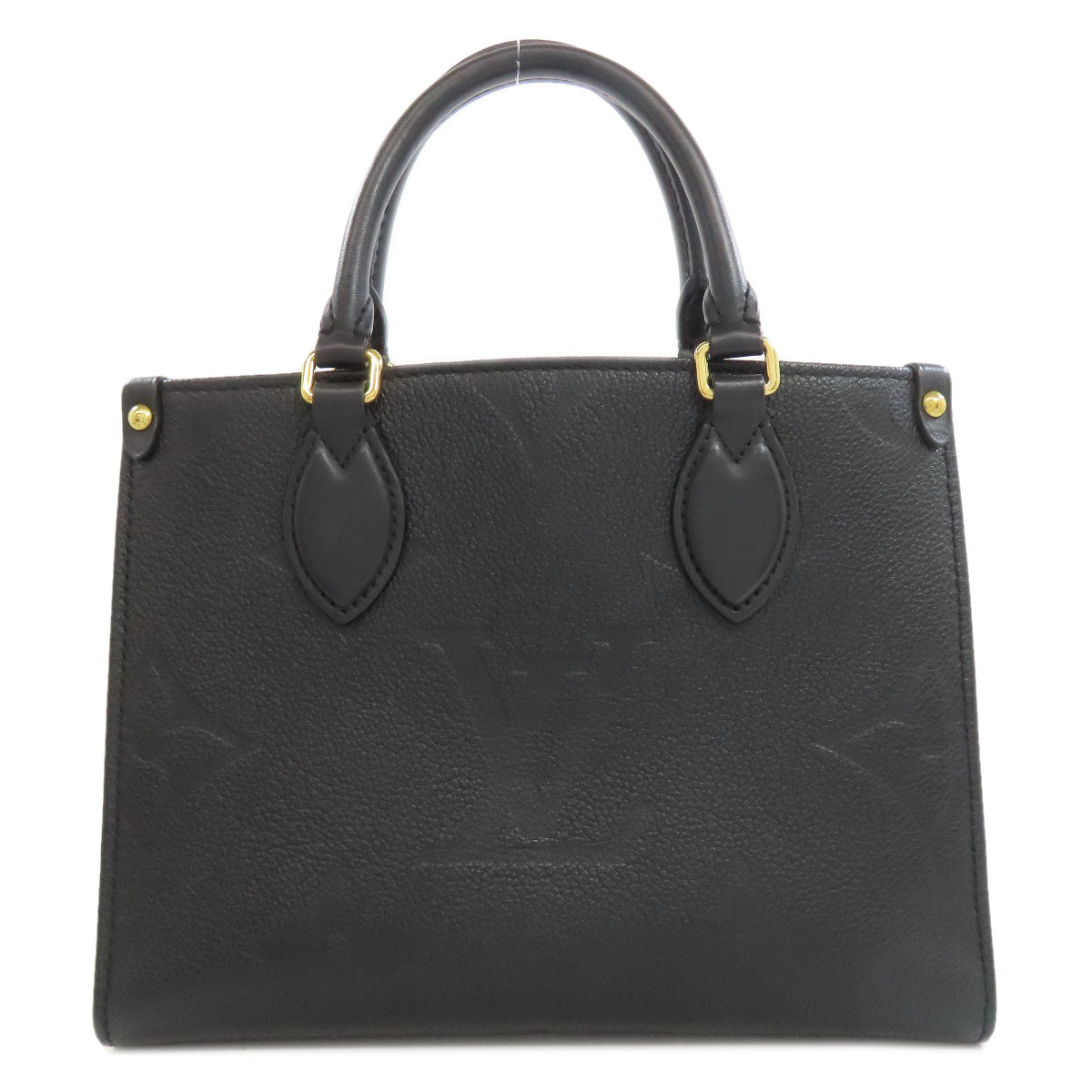 LOUIS VUITTON Handbag M45653 Ann Platt black On the Go PM