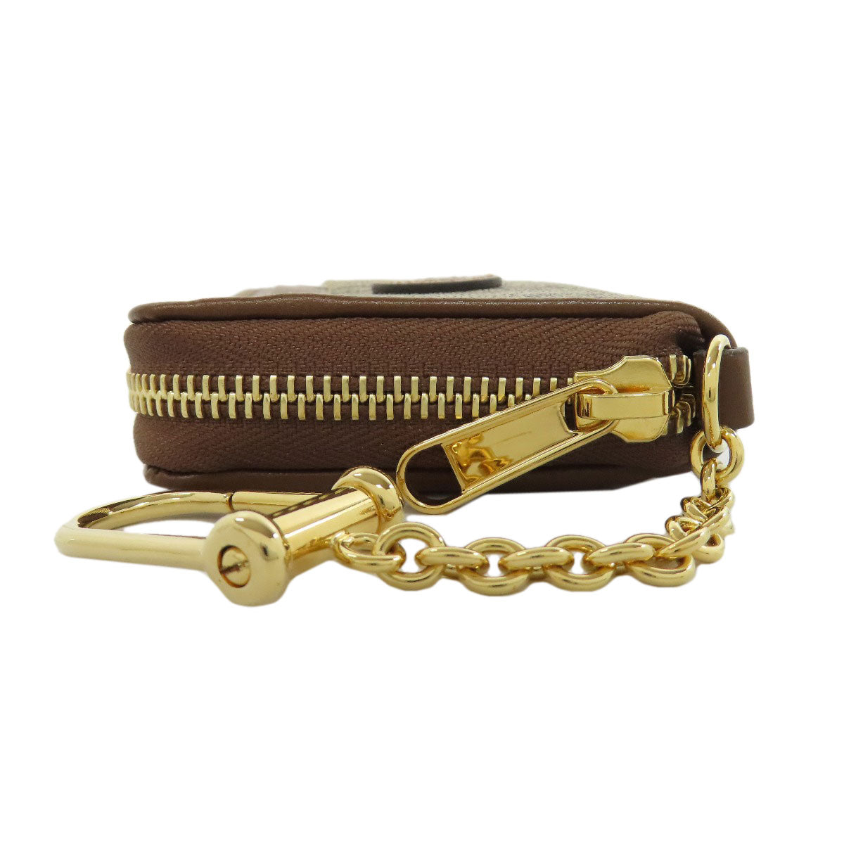 GUCCI Card Case 700691 PVC Brown GG Supreme