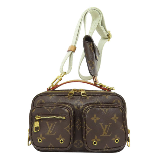 LOUIS VUITTON Shoulder Bag M80446 Monogram canvas Brown Utility crossbody