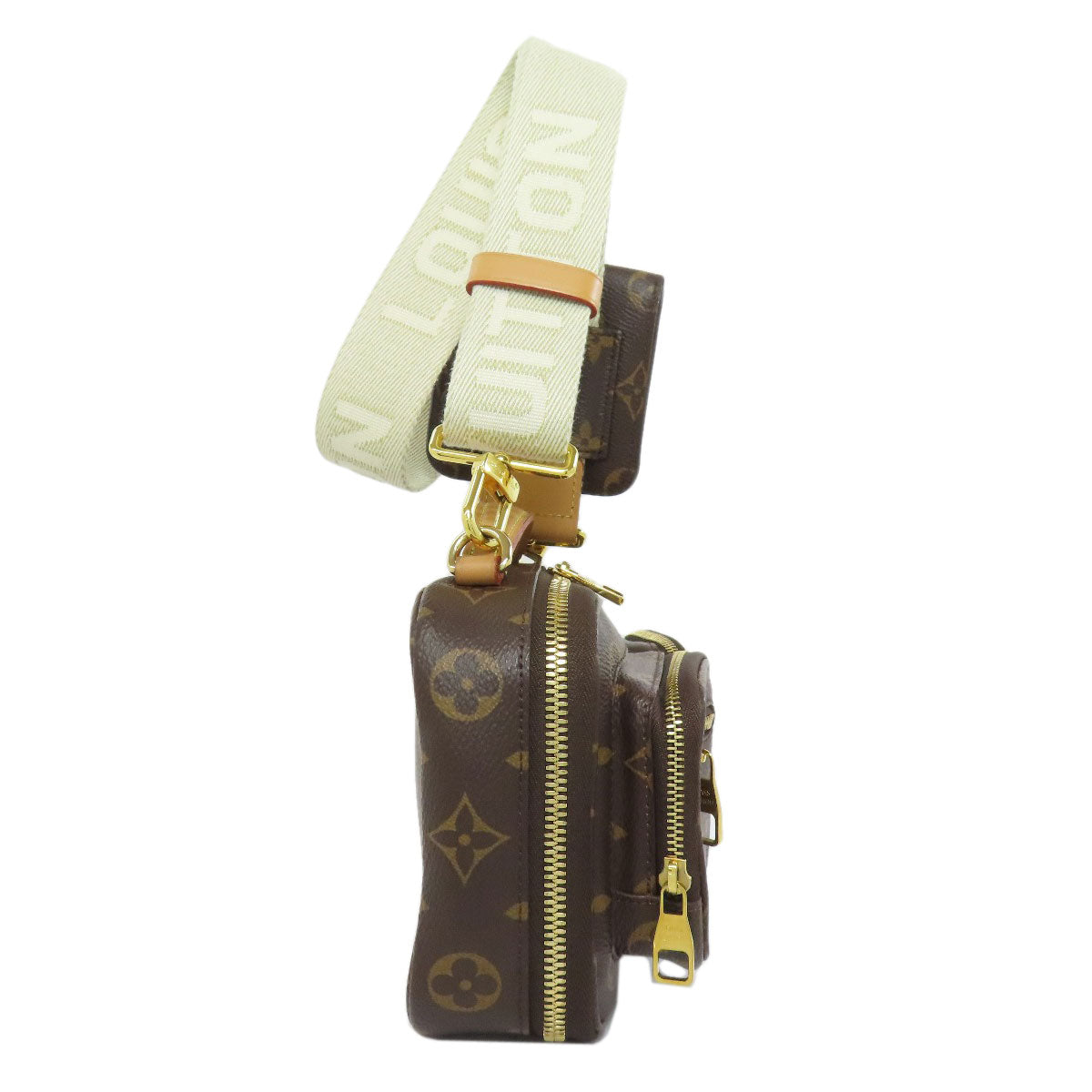 LOUIS VUITTON Shoulder Bag M80446 Monogram canvas Brown Utility crossbody