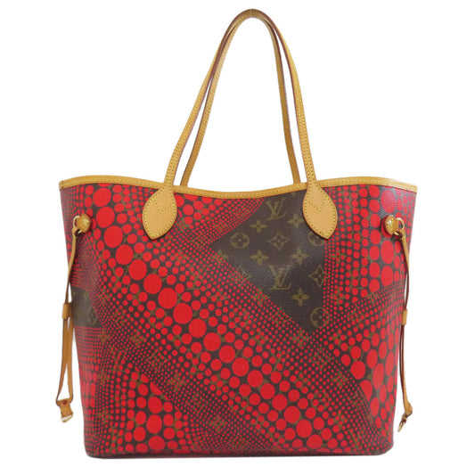 LOUIS VUITTON Tote Bag M40686 Monogram canvas Red Yayoi Kusama collaboration Neverfull MM
