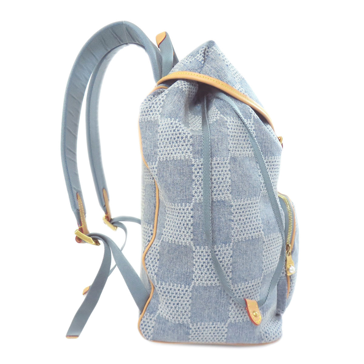 LOUIS VUITTON Backpack N40708 denim blue 24AW Montsouris 3D