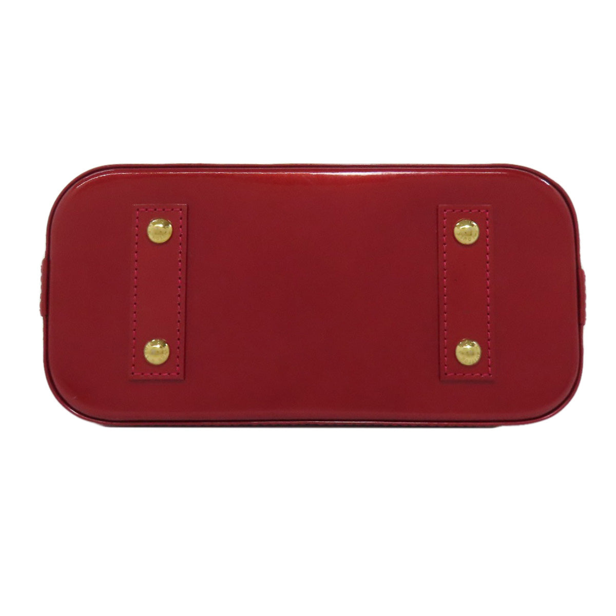 LOUIS VUITTON Handbag M91593 Vernis Red Alma BB Rayur